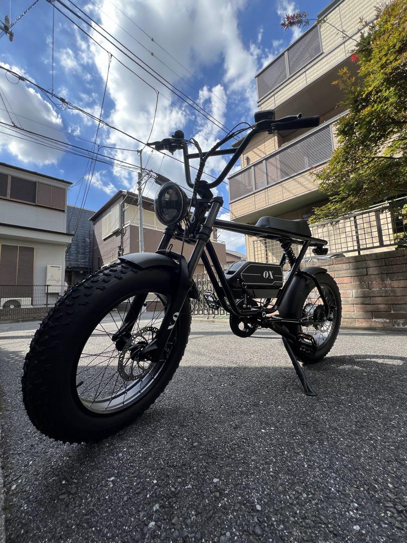 OX BIKE電動アシスト自転車 ブラック