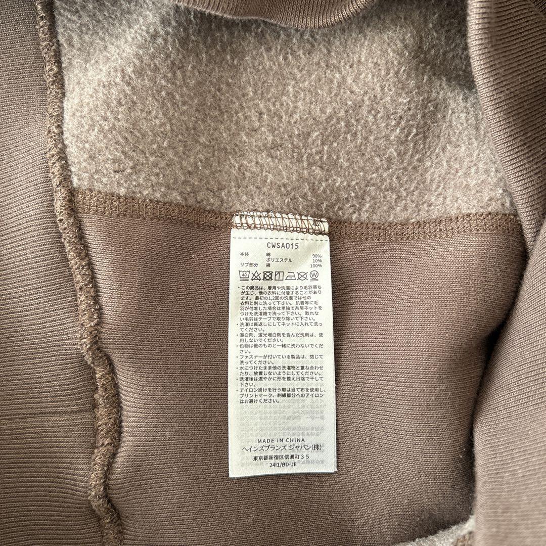 Champion/チャンピオン 別注ハーフZIPリバースウィーブ11.5oz