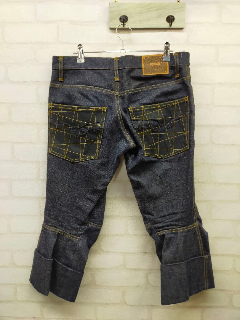 NEMETH ネメス ボタンフライ 立体裁断 デニムパンツ リジット