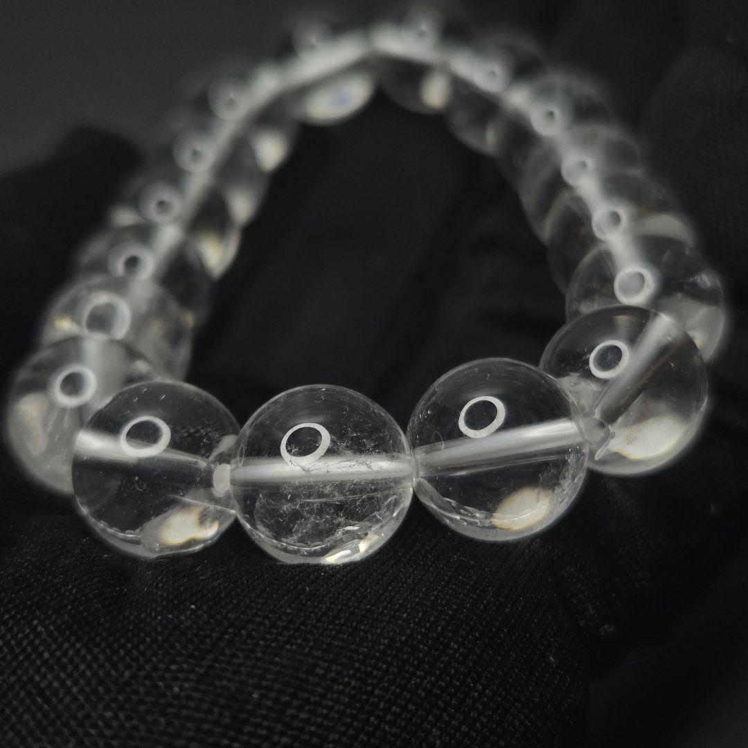 【希少産地/夢幻品質】極上カイラス天然水晶＊約14mm＊　天然石ブレスレット 希少産地/最強品質】天然カイラス水晶＊約12mm＊ 天然石