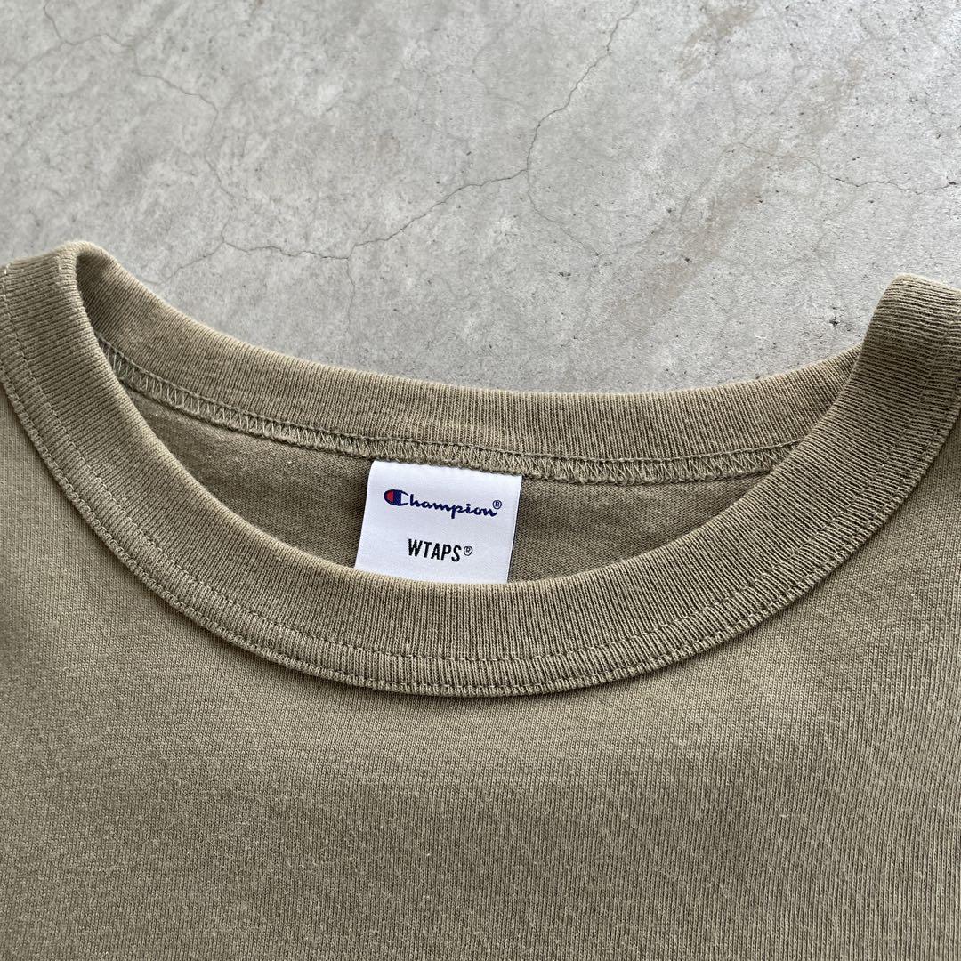 wtaps チャンピオン　tシャツ XL 04 オリーブ