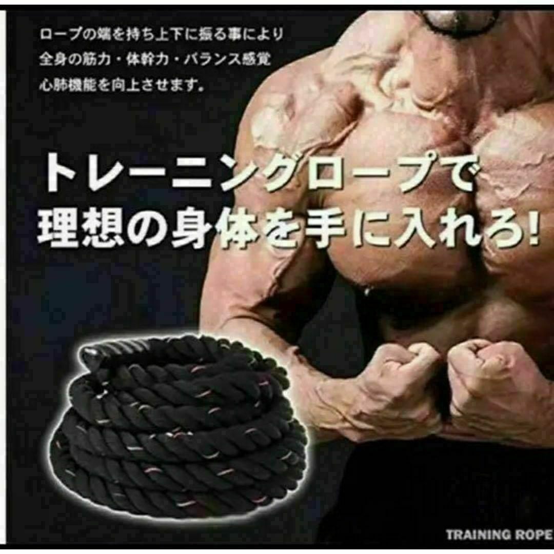 送料込新品プログレード・バトルロープ 格闘技、クロスフィット向け50mmx9m