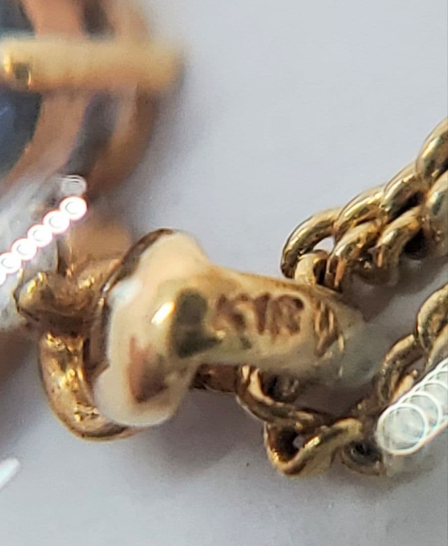 K18 サファイア ダイヤ ペンダント トップ フラワー K18 サファイア ダイヤ ペンダント トップ フラワー