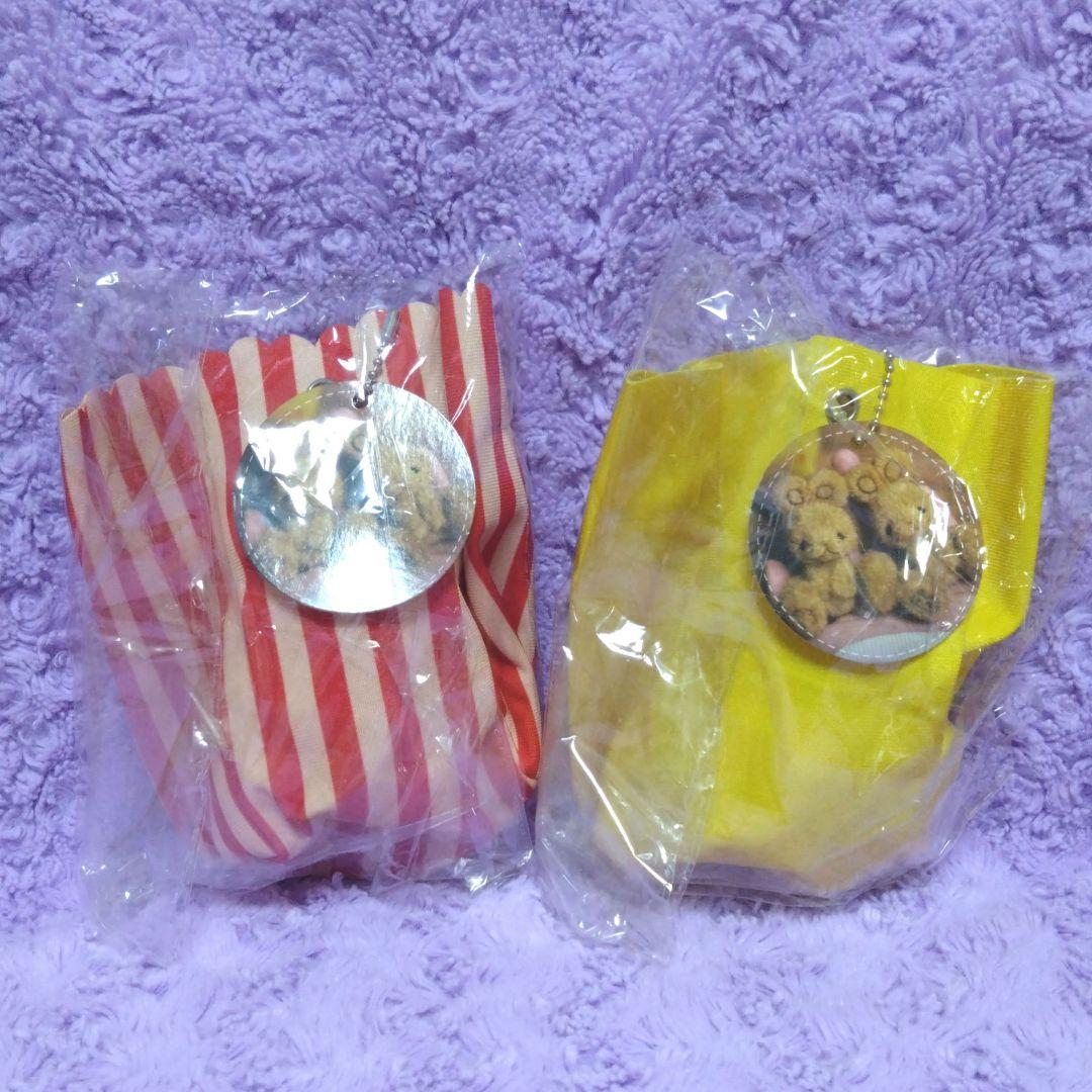 いとわたあめ マスコット ぬいぐるみ【ポップコーンくま＆ベビー