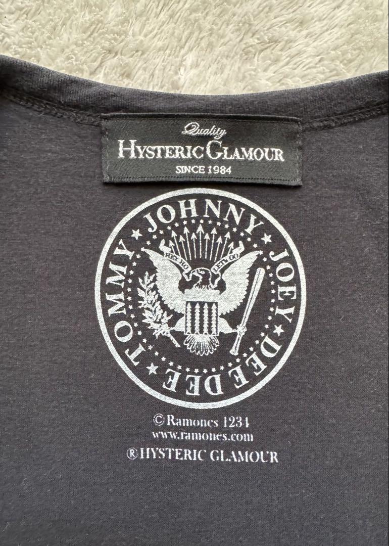ヒステリックグラマー　RAMONES Tシャツ　チュニック　VINTAGEレア ヒステリックグラマー RAMONES Tシャツ チュニック VINTAGEレア