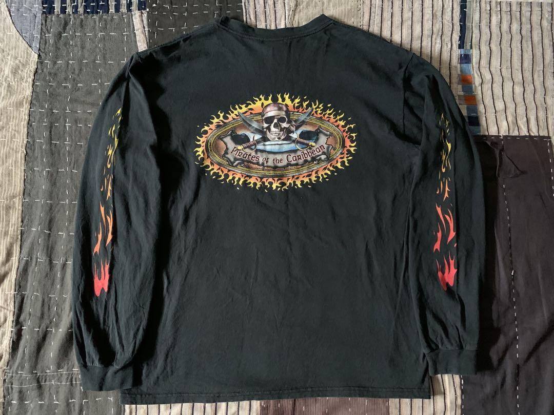 00s 初期 パイレーツオブカリビアン vtg ロンT tシャツ ディズニー 00s 初期 パイレーツオブカリビアン vtg ロンT tシャツ ディズニー