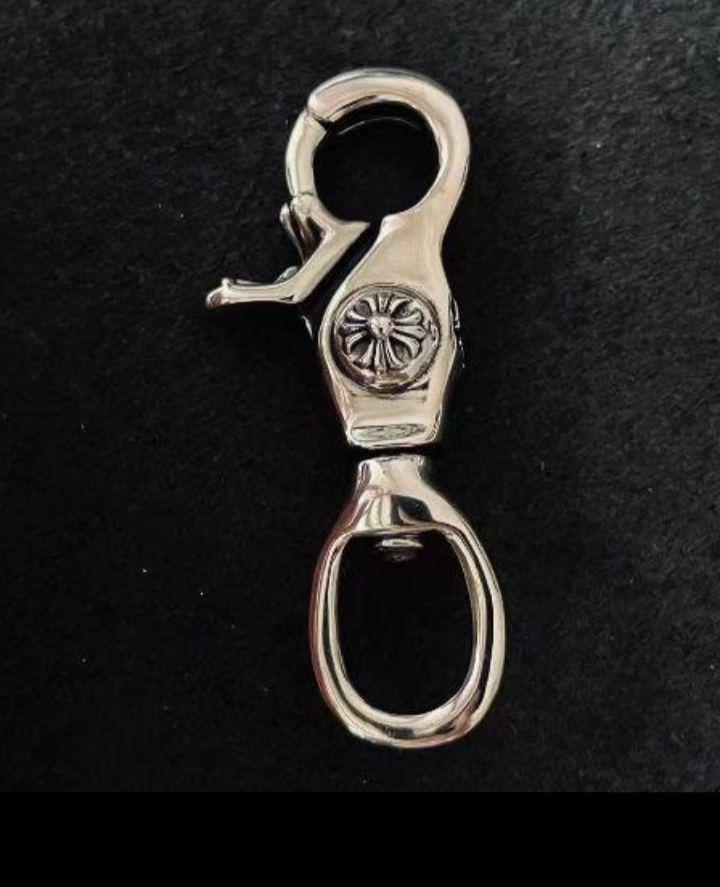 ◆数量限定！！シルバー 925 クロス ファンシー キーチェーン キーリング