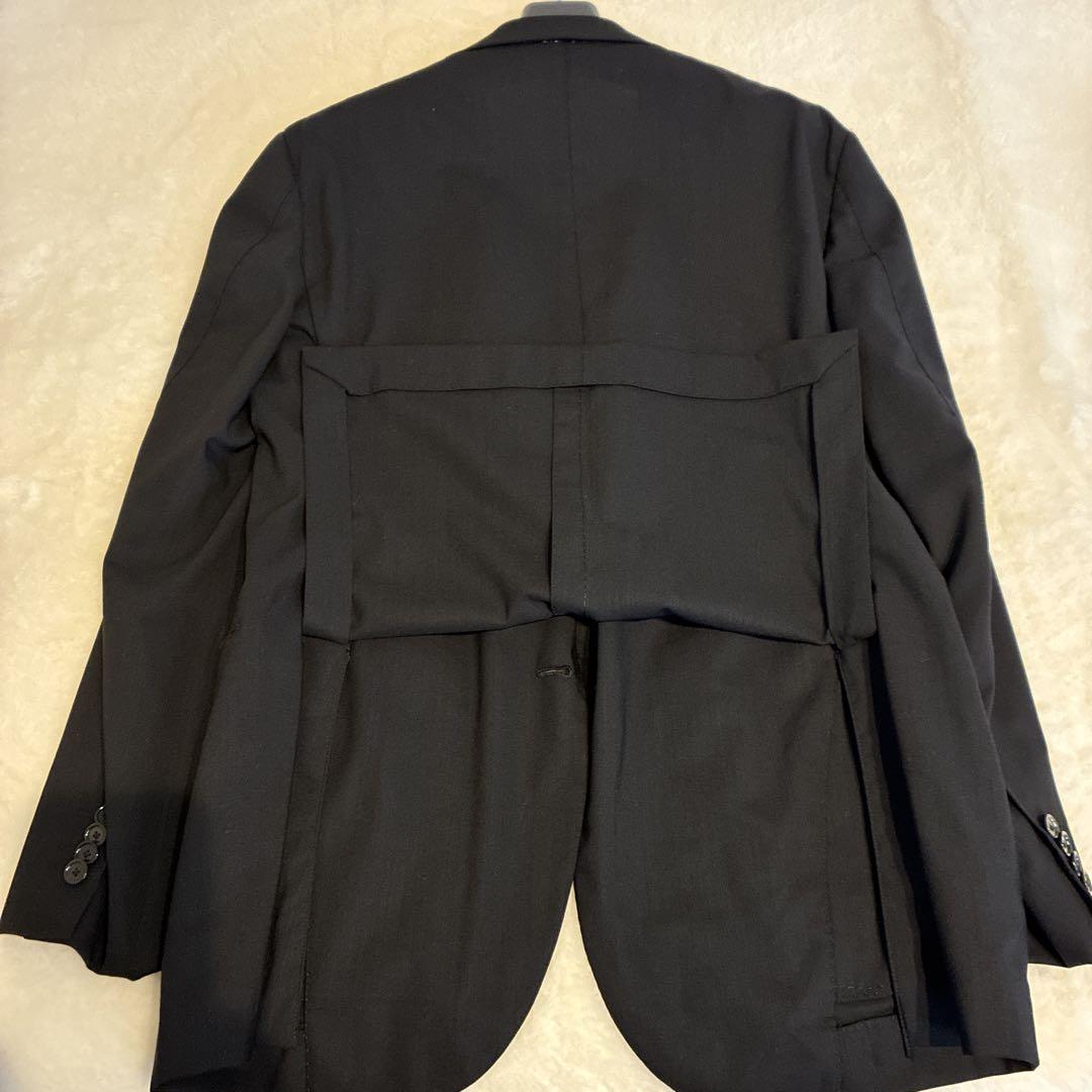 美品　SOVEREIGN セットアップ　黒スーツ 48　Ｌ　春夏