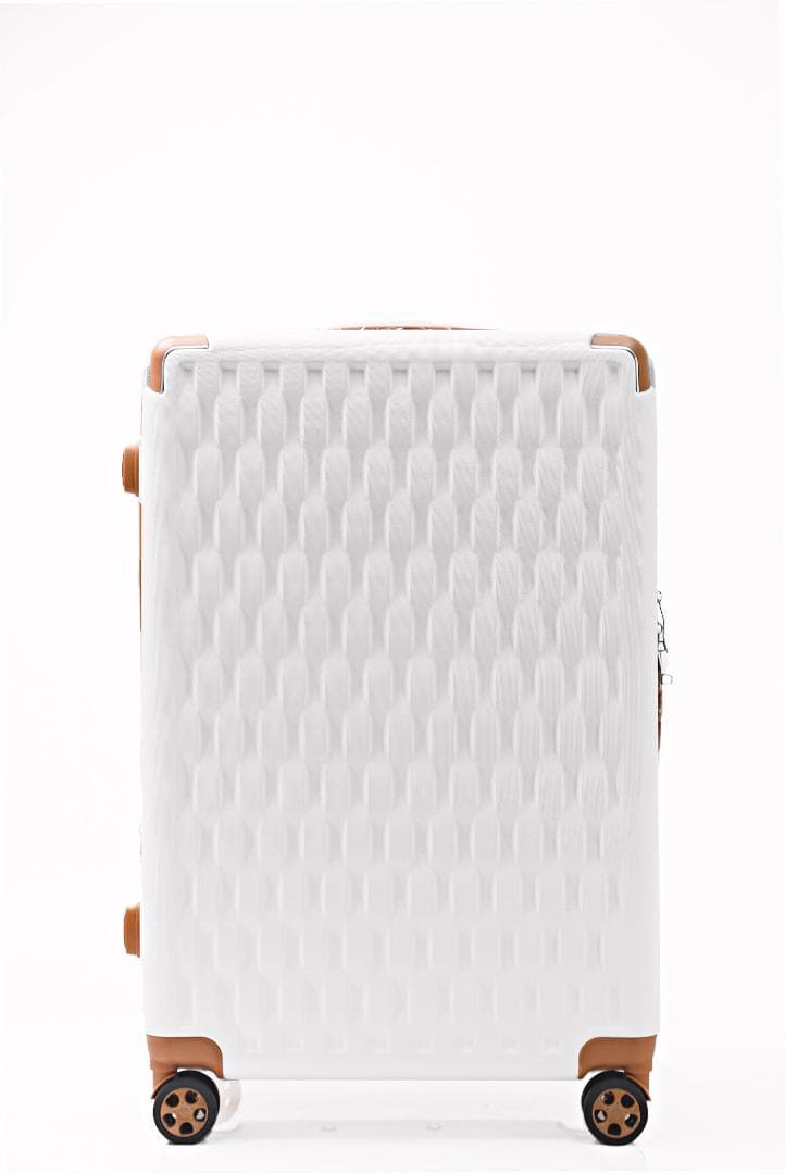 軽量Lサイズ　静音8輪　キャリーバッグ　スーツケース　キャリーケース 白