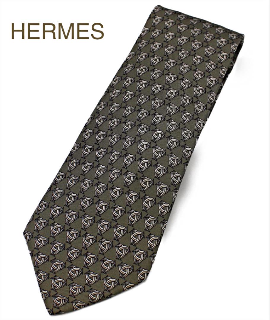 美しい HERMES エルメス ネクタイ シルク 総柄 フランス製 オリーブ ビジネス ネクタイ 小物¥10,080-netlinguae.com.br 美しい HERMES エルメス ネクタイ シルク 総柄 フランス製 オリーブ ビジネス ネクタイ 小物¥10,080-netlinguae.com.br