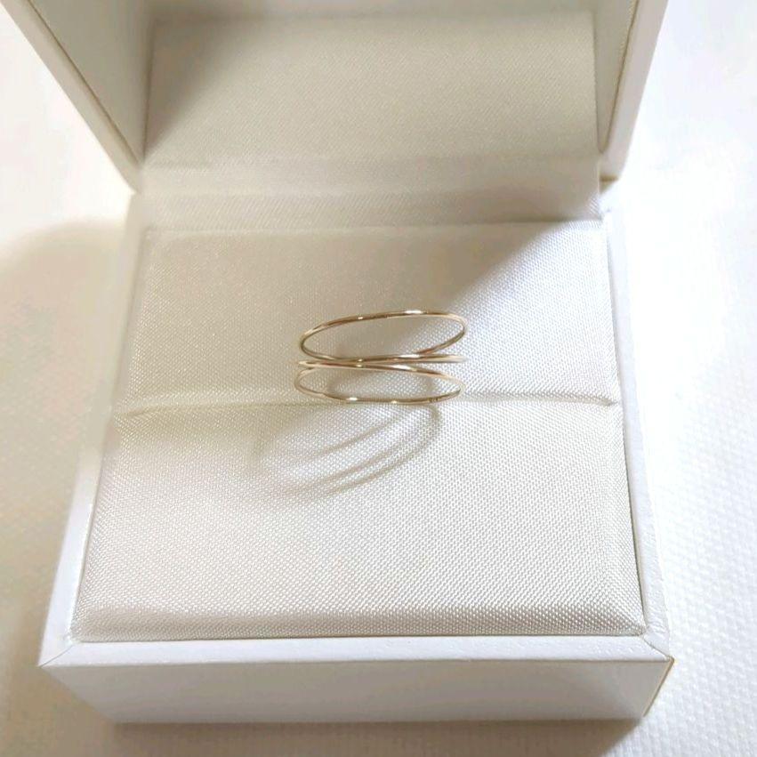 ナノユニバース PORTE-BONHEUR別注 K10 Triple Ring ナノユニバース PORTE-BONHEUR別注 K10 Triple Ring - メルカリ