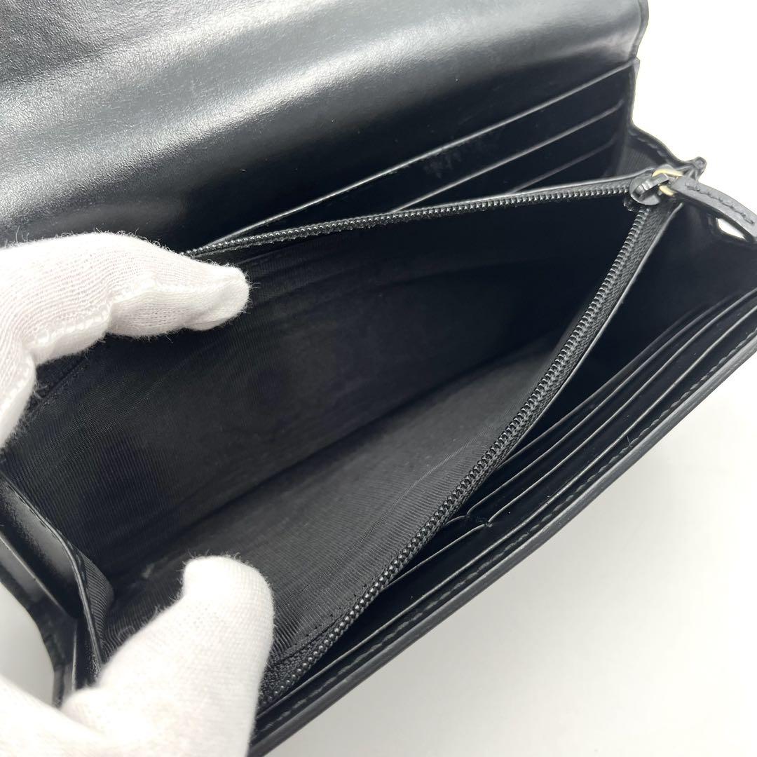 極美品✨グッチ 長財布 リネアキャット 猫 シマレザー ゴールド金具 総柄