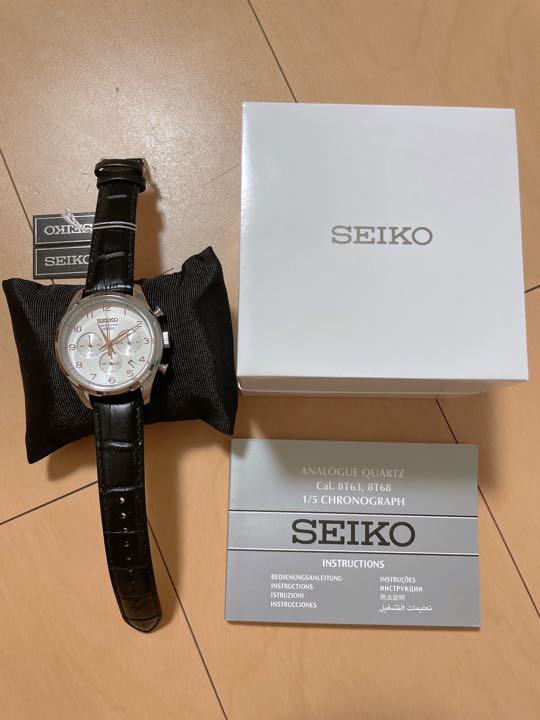 人気ブランド新作豊富SEIKO SSB227P1 腕時計 クロノグラフ シルバー