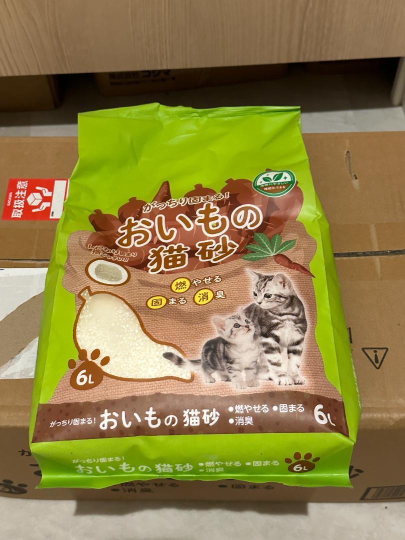 s*s様 がっちり固まる おいもの猫砂（６袋入り１ケース）