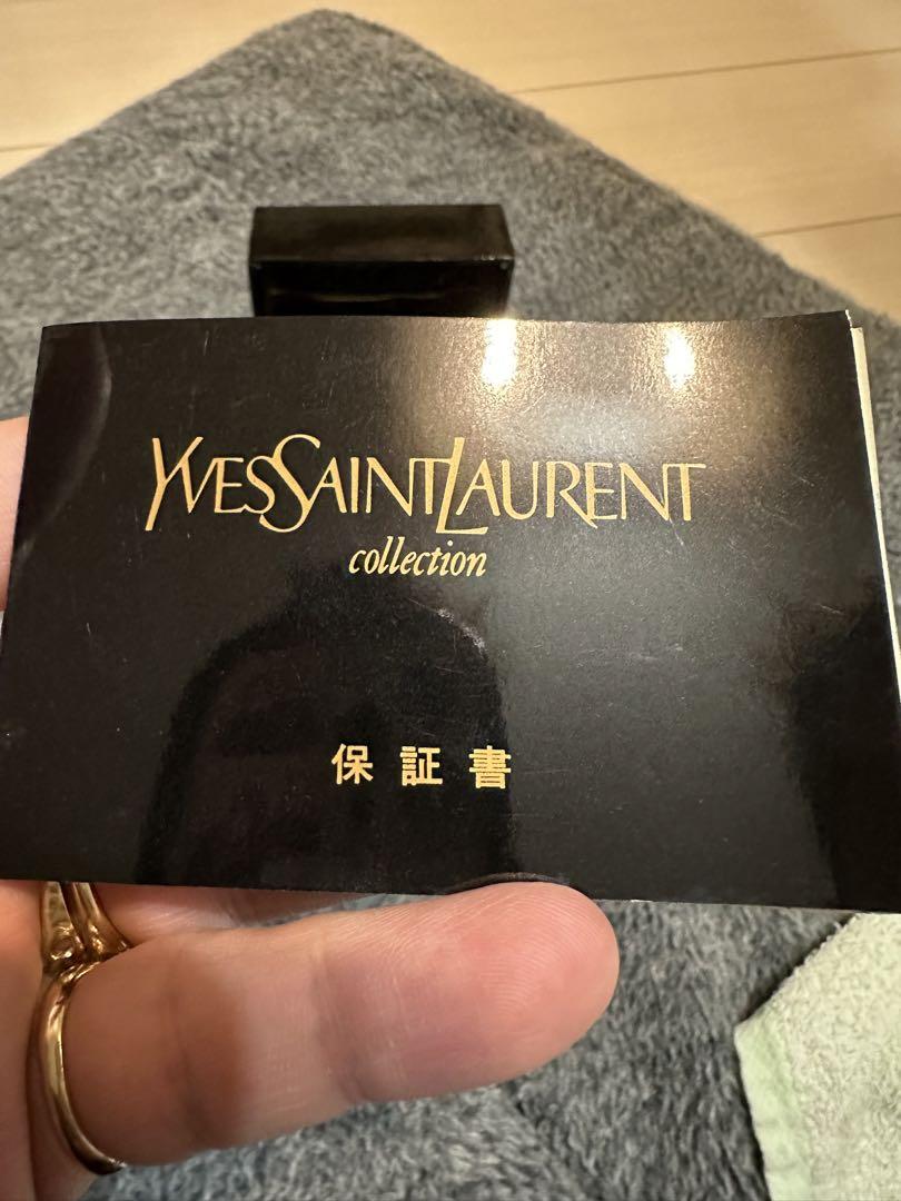希少 稼働品　YSL イヴサンローラン　Yロゴベルト　腕時計　オクタゴン 箱付き