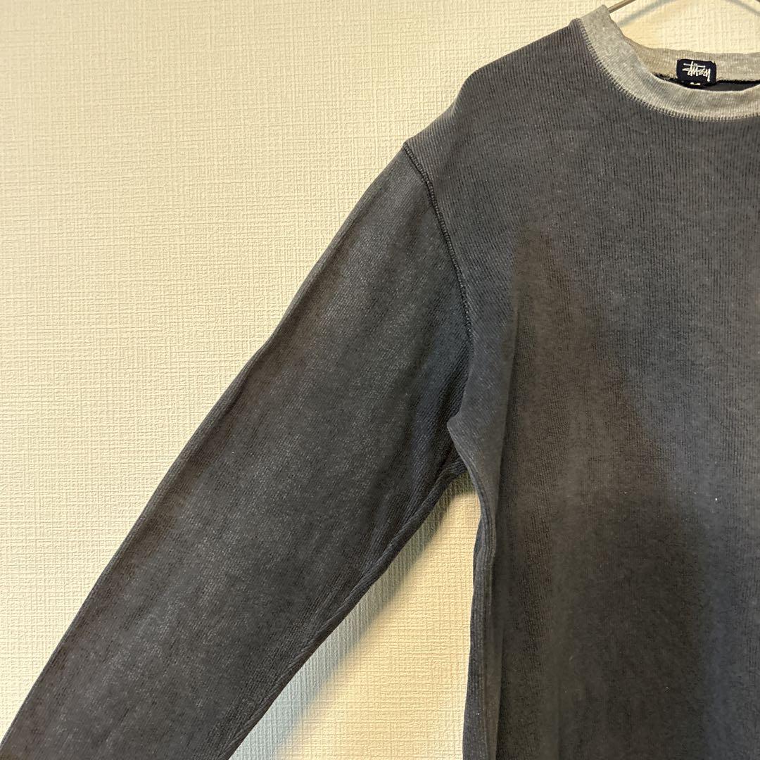 MADE IN USA オールド stussy 刺繍ロゴ カットソー ロンT - メルカリ