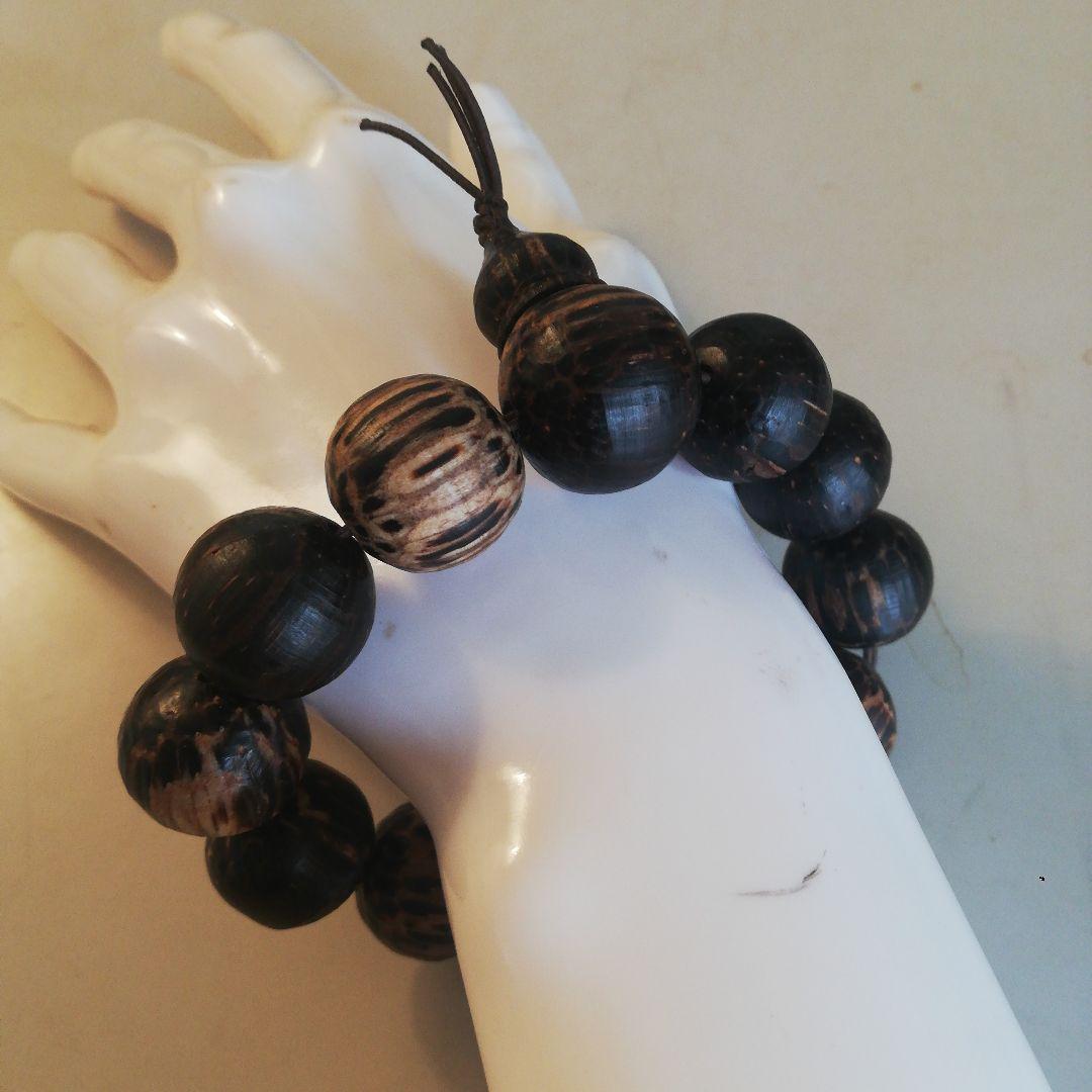 香木 沈香 (じんこう) アロマ 老沈香ブレスレット φ18mm
