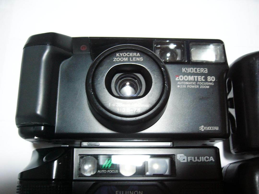 買い取りコンパクトフィルムカメラ4台 ジャンク フィルムカメラ