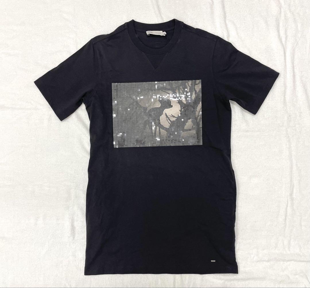 未使用 Disney x Coach スパンコール Tシャツ 半袖 ブラック