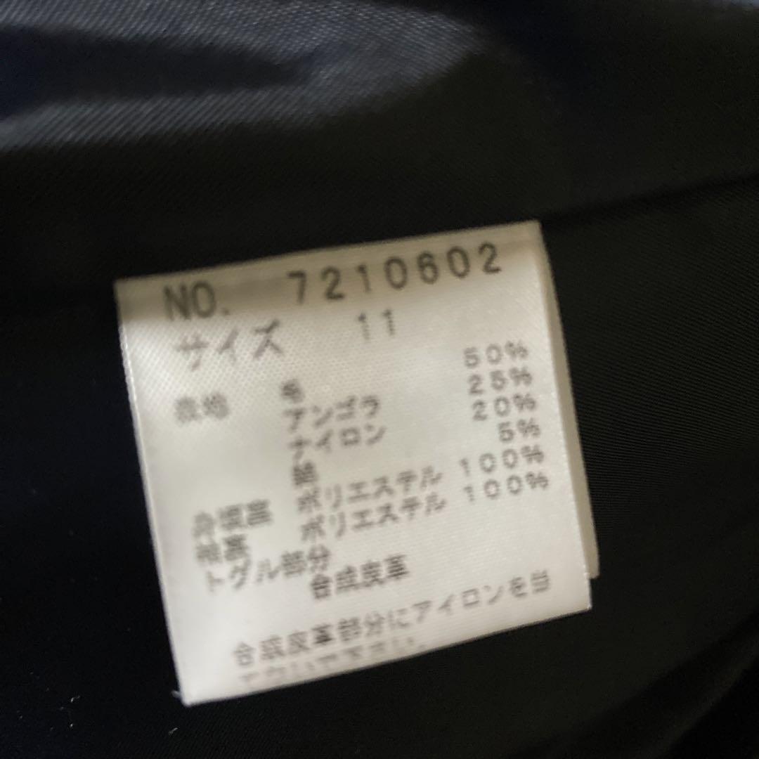 EAST BOY Venus ダッフルコート　黒　アンゴラ混　レディース　11号