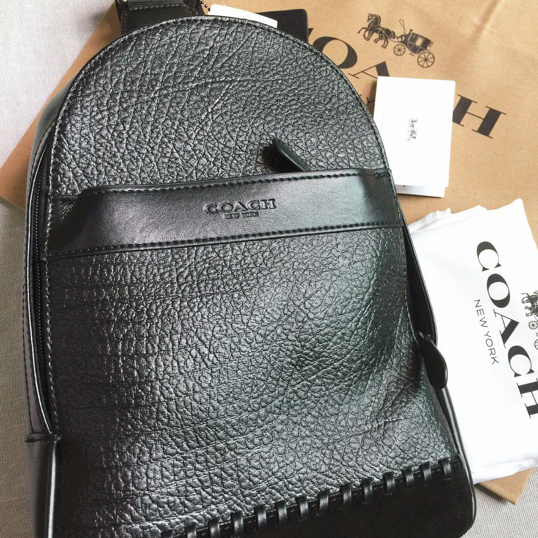 ◆新品◆COACHバッグ F11236 ボディーバッグ メンズショルダーバッグ