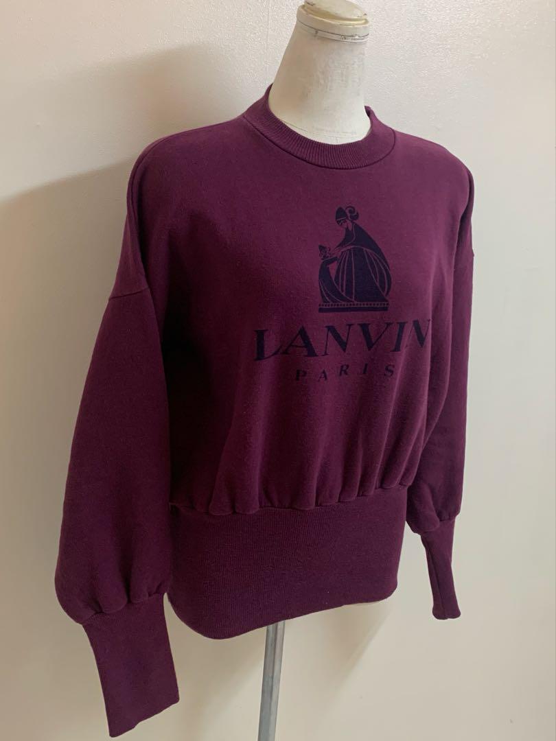 LANVIN PARIS VINTAGE 80s フランス製 リブ長 スウェット LANVIN PARIS VINTAGE 80s フランス製 リブ長 スウェット - メルカリ