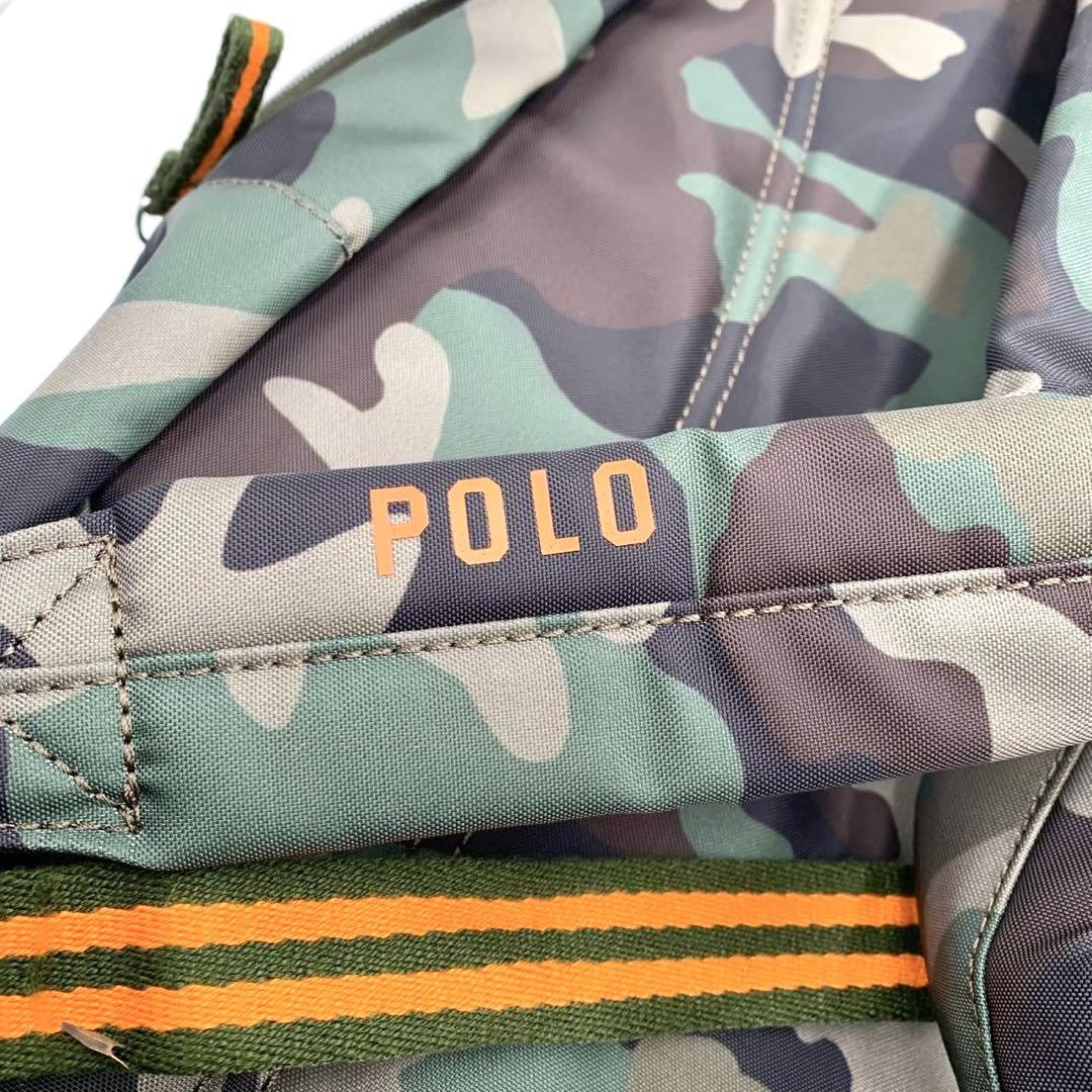 【美品】ポロラルフローレン カモフラ柄 バックパック リュック ポロベア 希少