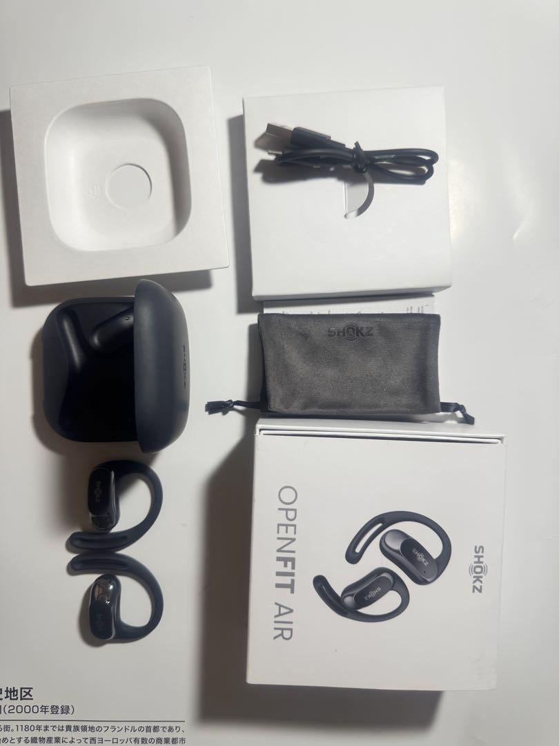 SHOKZ OPENFIT AIR ワイヤレスイヤホン