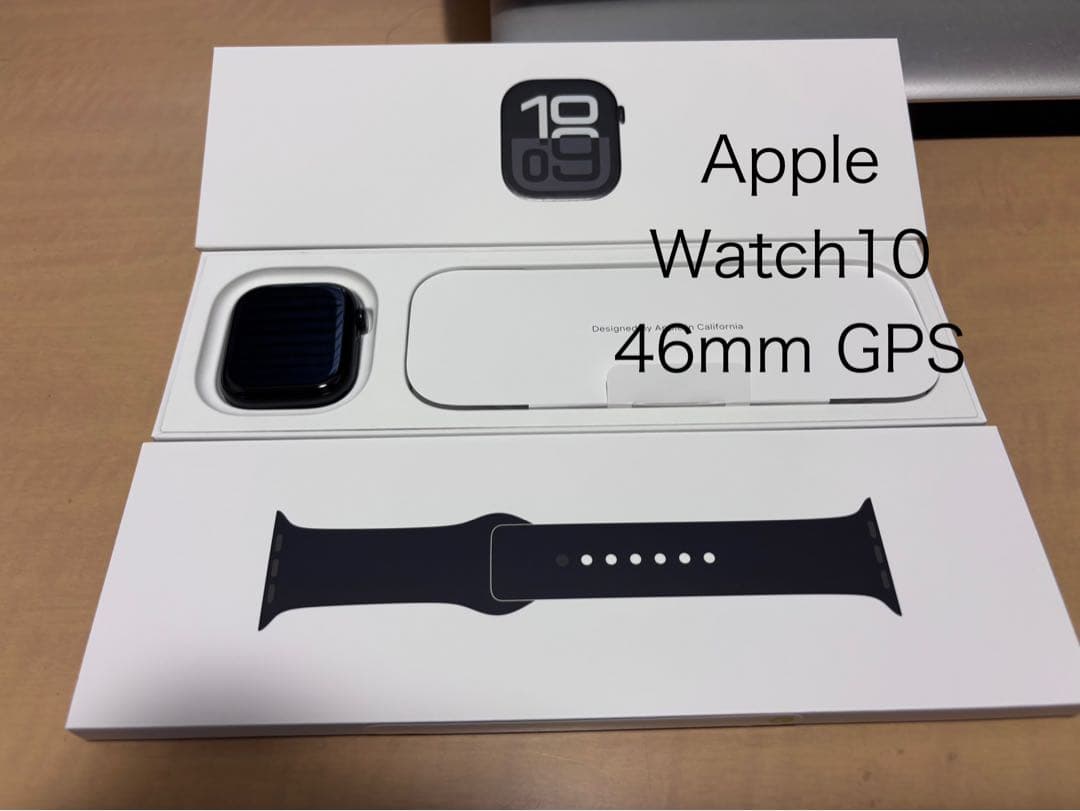 美品　Apple watch 10 46mm ブラック　GPS モデル