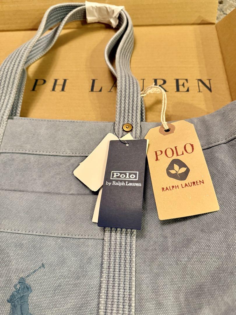 POLO Ralph Lauren ミディアムブルー トートバッグ