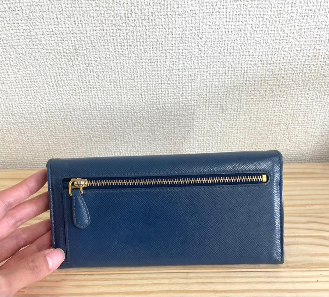 PRADA ネイビー 長財布 PRADA ネイビー 長財布