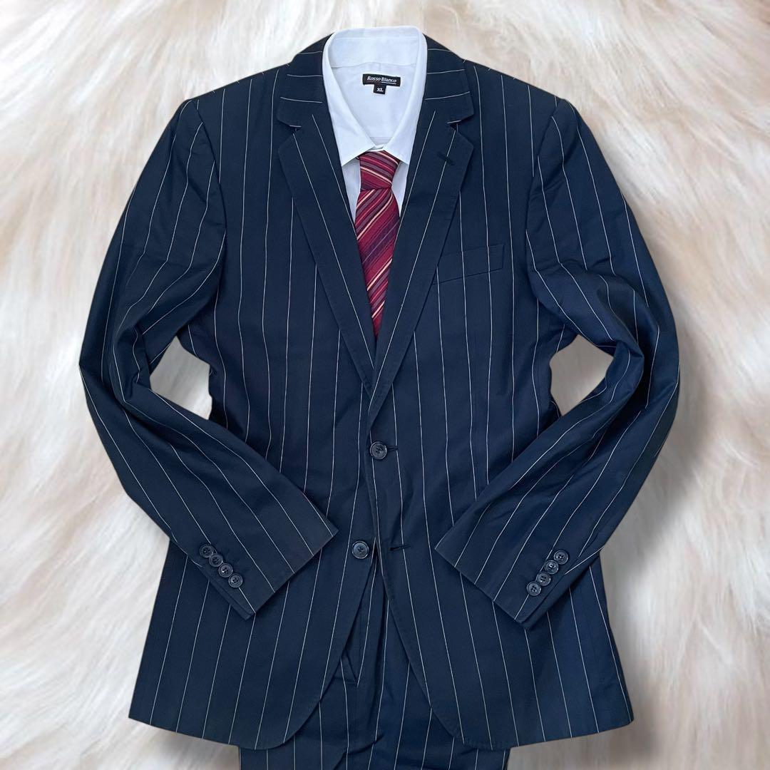 希少 ドルチェ&ガッバーナ セットアップスーツ 紺色 M DG柄 MARTINI