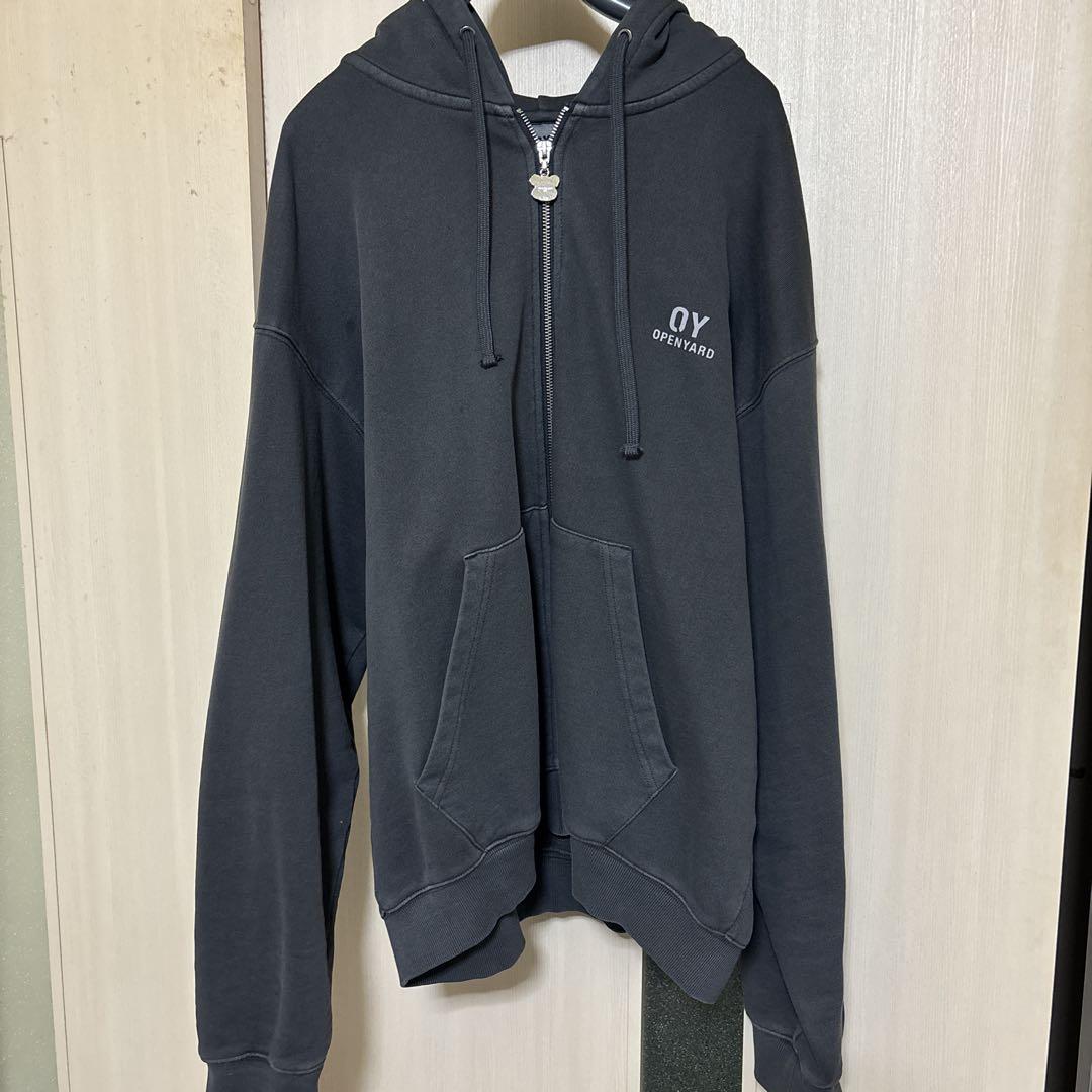 ★OY★PIGMENT ODOLLY HOODIE ZIP UP - BLACK★正規品/直送料込 MUSINSA公式 | OY SPRAYED ODOLLY HOODIE ZIP UP - BLACK