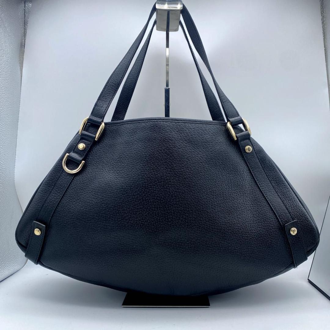 【極美品】GUCCI アビー トートバッグ レザー ブラック