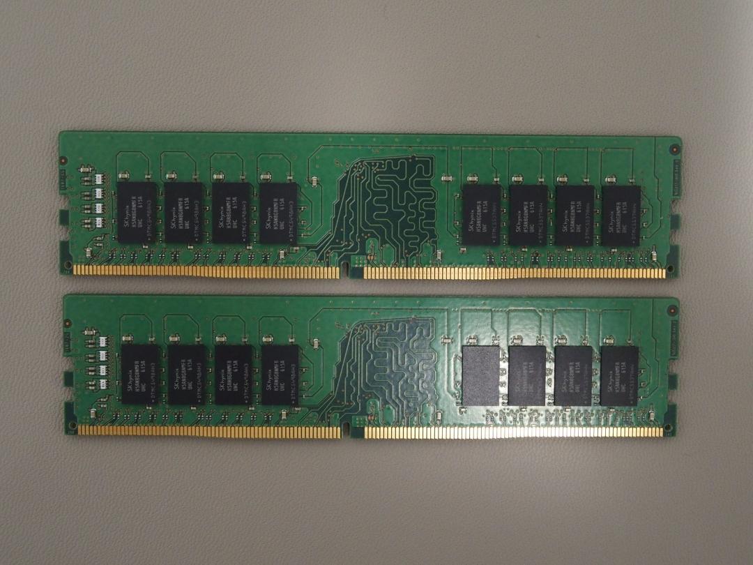 (診断済)DDR4 SK HYNIX 16GB 2枚セット