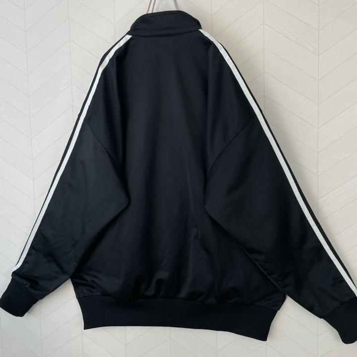 15776円 品質が完璧 超激レア90s adidas トラックジャケット ジャージ ライン 刺繍ロゴ 黒 15776円 品質が完璧 超激レア90s adidas トラックジャケット ジャージ ライン 刺繍ロゴ 黒