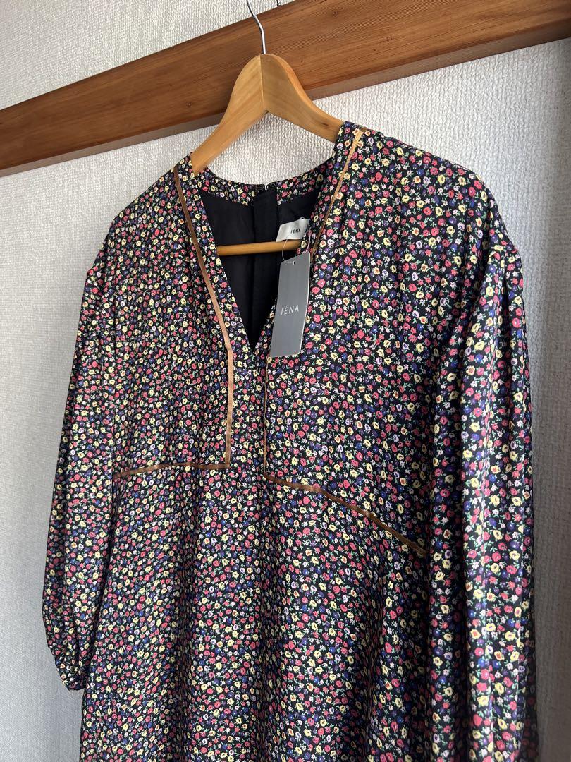 【新品タグ付き】IÉNA イエナ コバナプリントドレス/ロングワンピース ✿