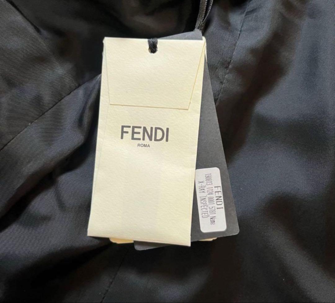 FENDI ブラック テーラードジャケット 新品　タグ付き　鑑定済み