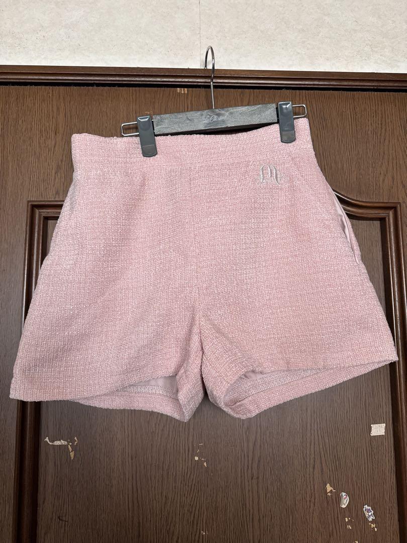 パンツ mieya mieya \"m\" tweed short pants