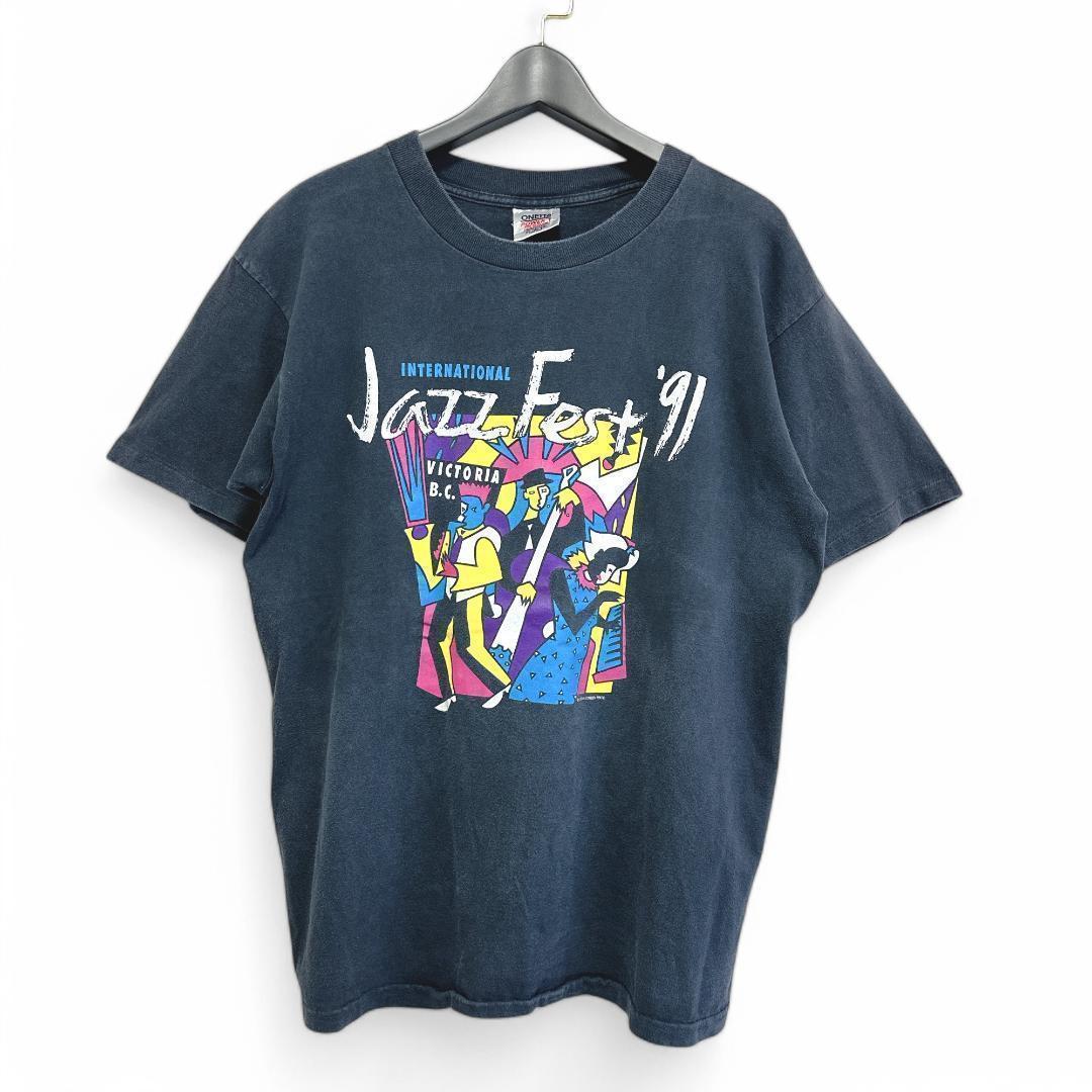 アート 90s シングルステッチ Tシャツ JAZZ VINTAGE 032