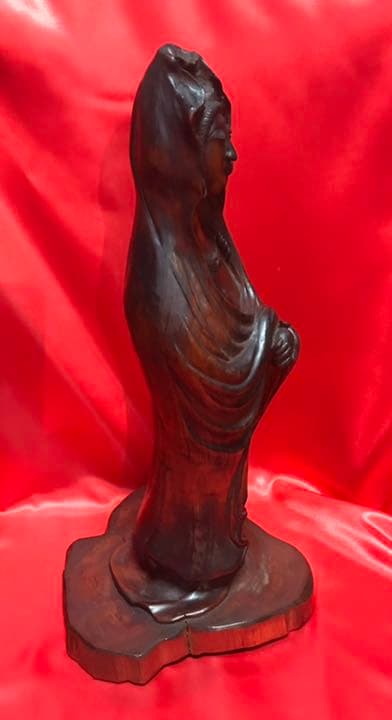 希少 木彫りマリア観音様 Rehda Com