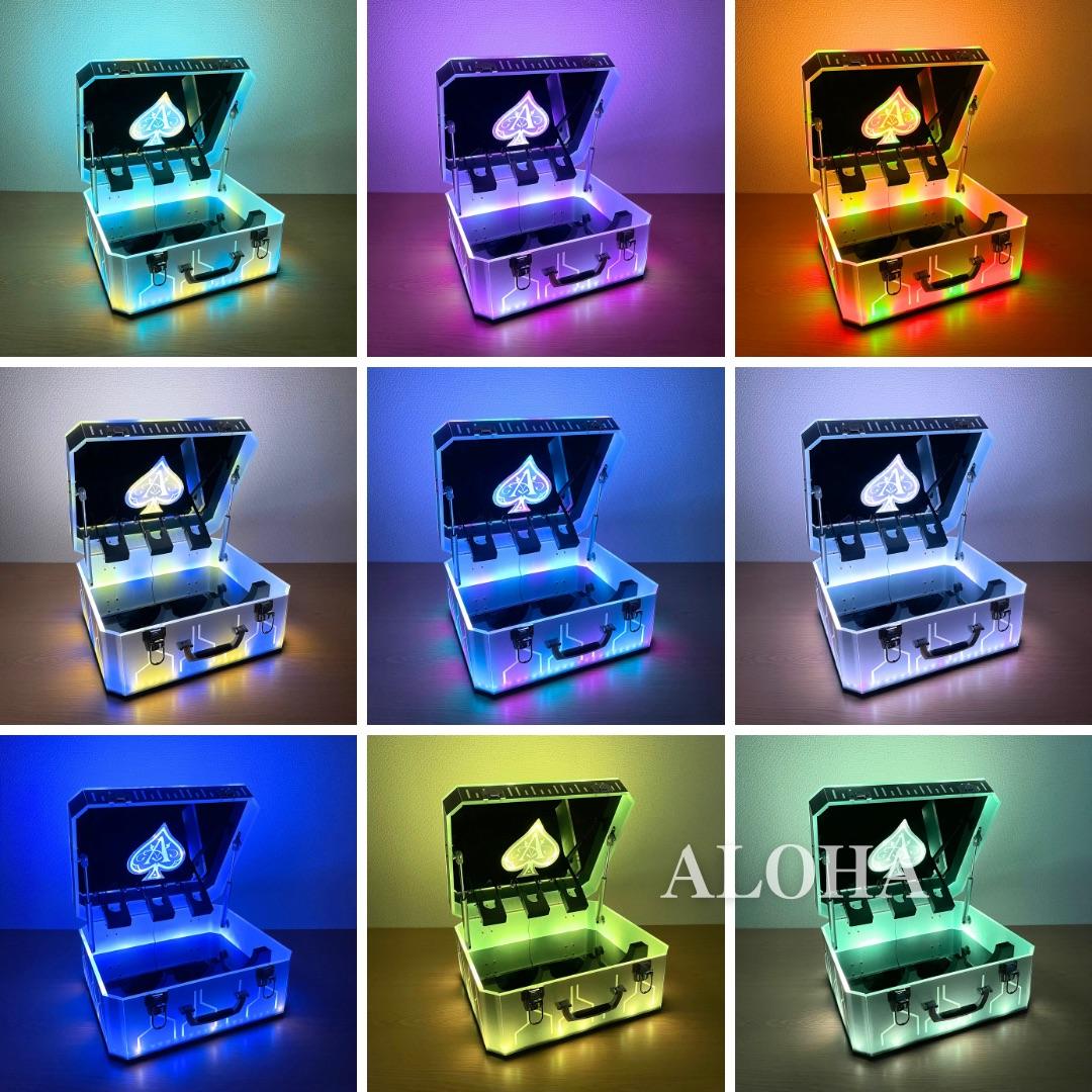 アルマンド LED アタッシュケース ディスプレイ ボトルケース シャンパン アルマンド LED アタッシュケース ディスプレイ ボトルケース シャンパン