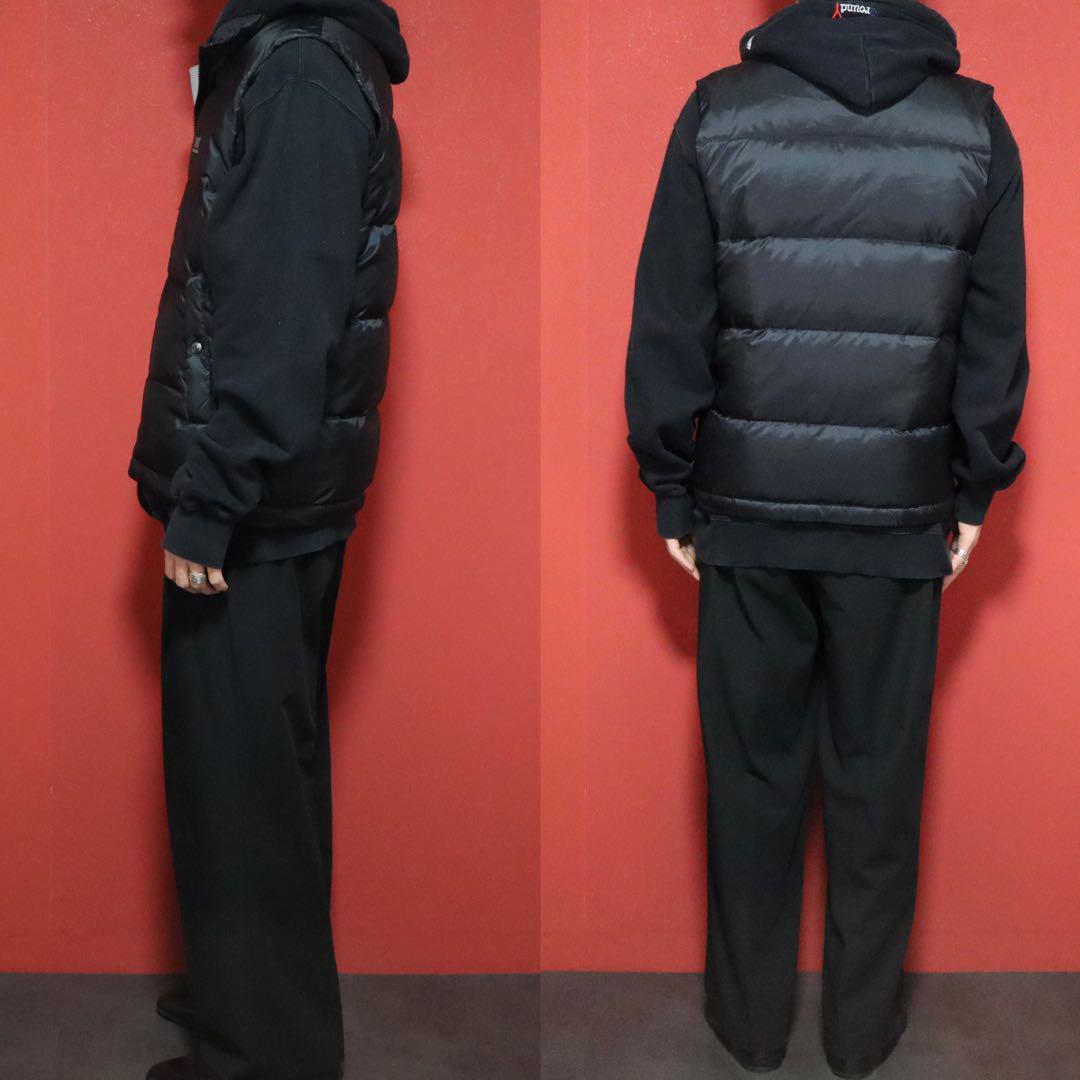 【極美品】HELLY HANSEN ロゴ刺繍 襟デザイン 中綿 ダウンベスト 極美品】HELLY HANSEN ロゴ刺繍 襟デザイン 中綿 ダウンベスト