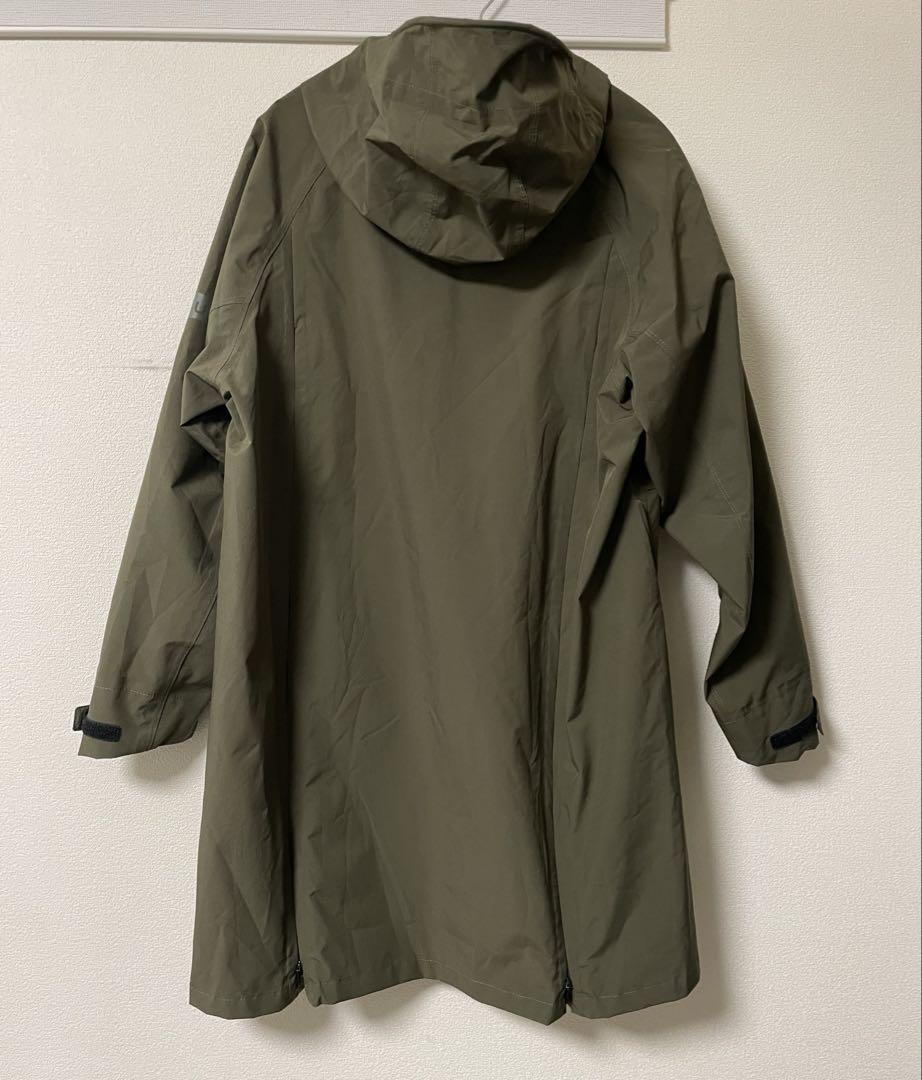 【美品】kiu 4WAYストレッチマルチファンクショナルレインジャケット カーキ