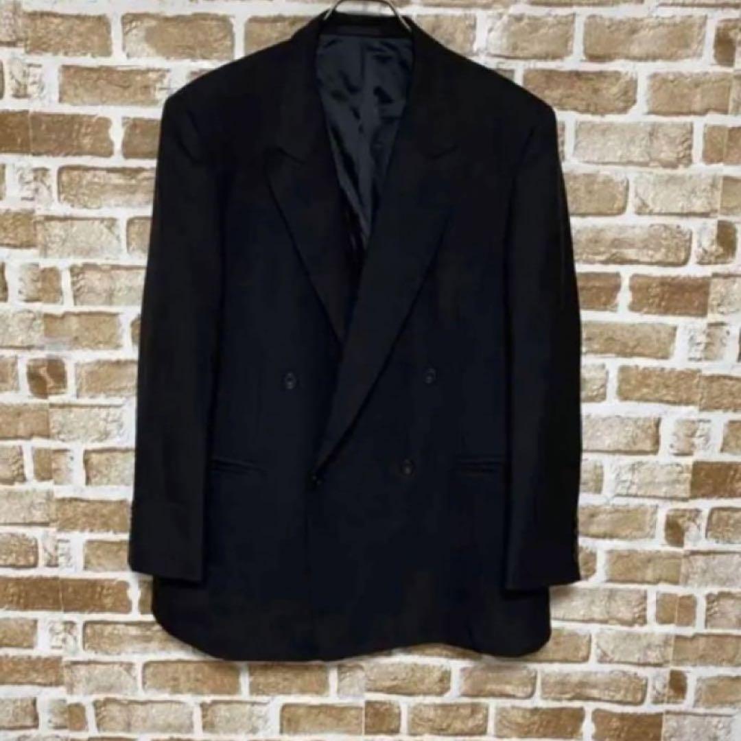 【美品】Burberry セットアップ　ダブル　ブラック