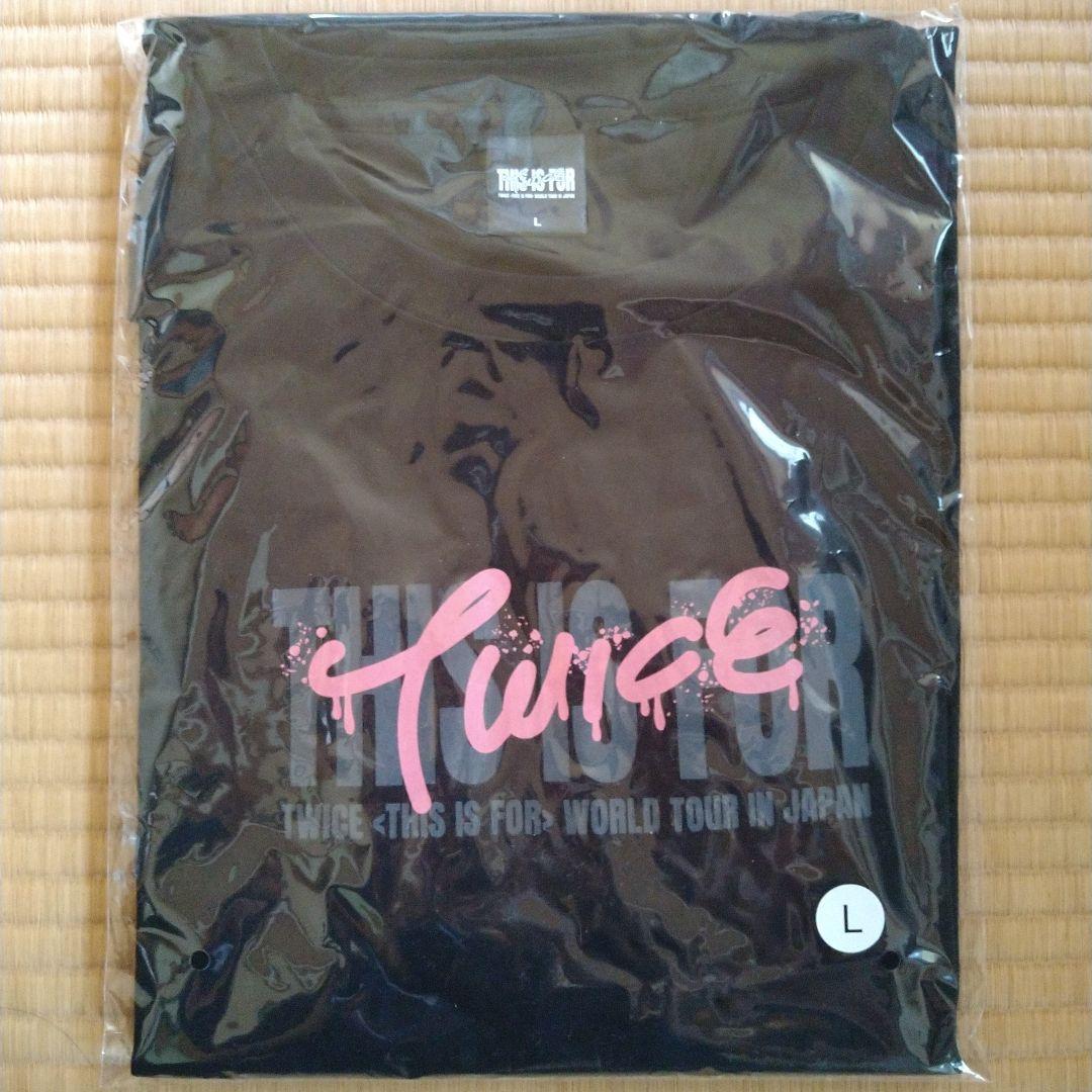 TWICE this is for Tシャツ モモ　Ｌサイズ T-SHIRT〈BLACK〉【L】/ MOMO / TWICE『THIS IS FOR』 – JYP