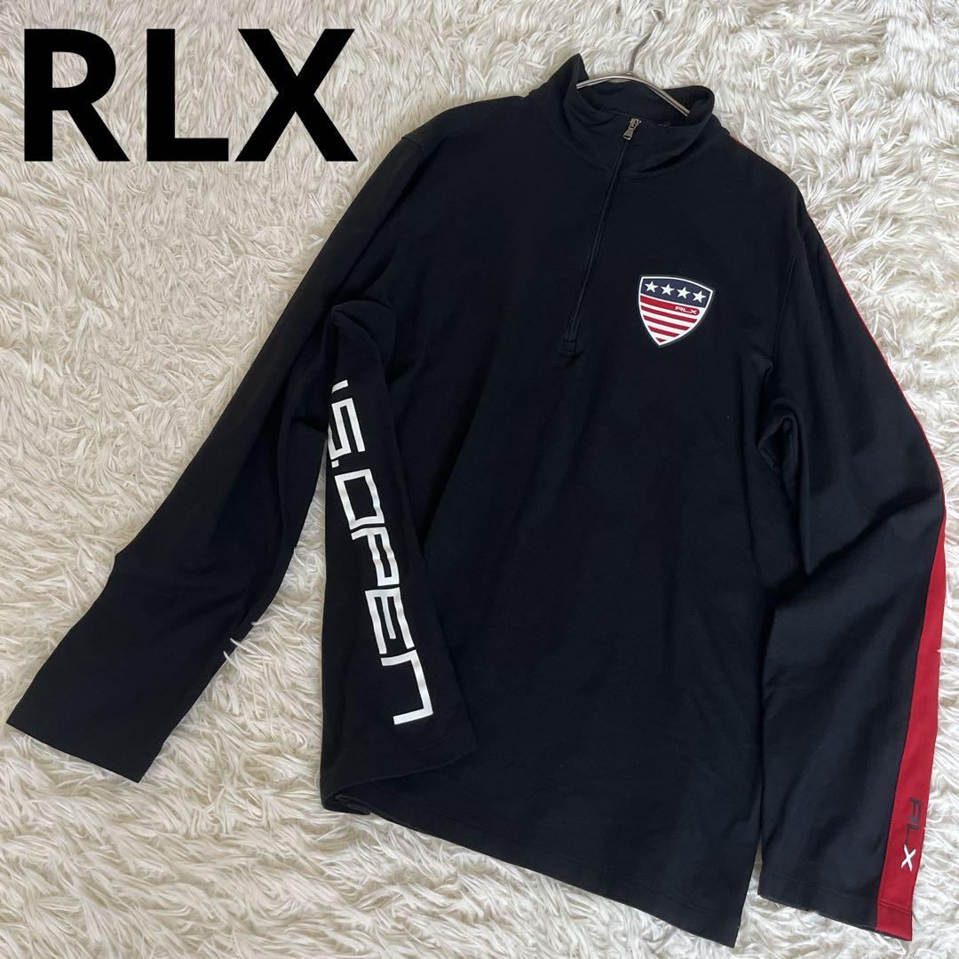 ●RLX ラルフローレン　ハーフジップ　長袖カットソー　ロンT スポーツシャツ