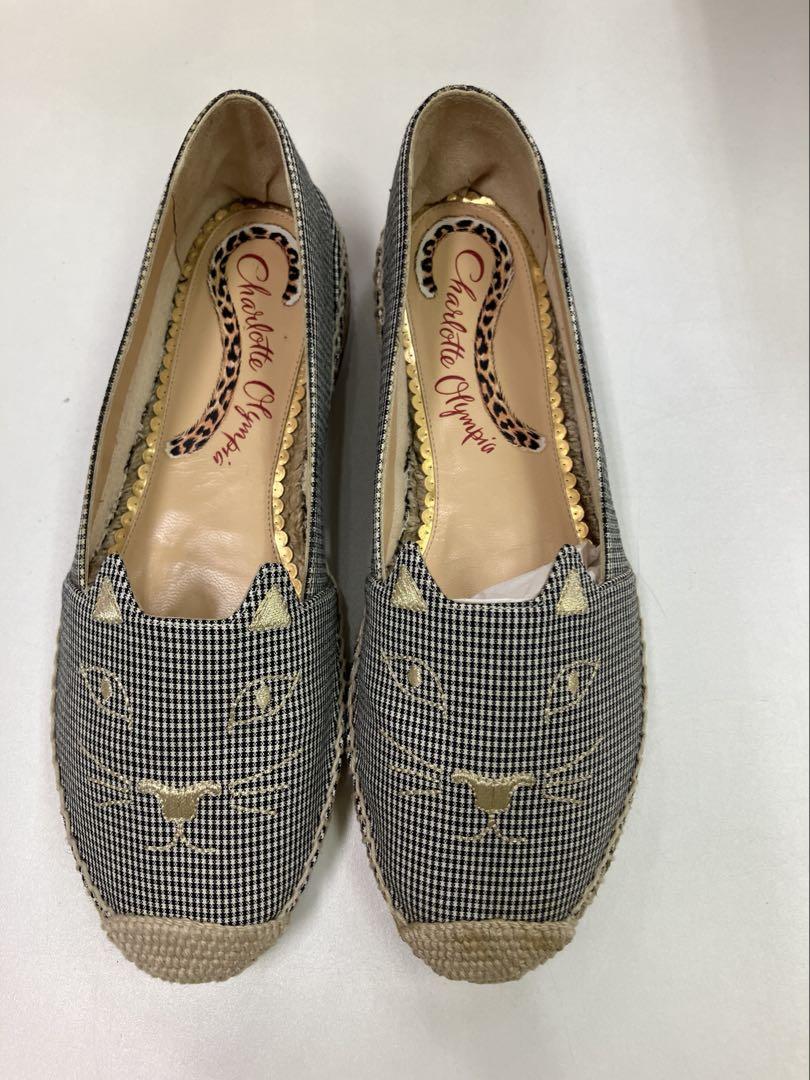 CHARLOTTE OLYMPIA チェック柄エスパドリーユ新品