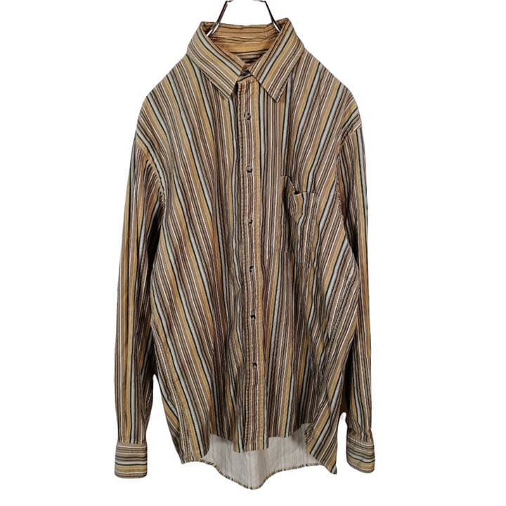 Chaps メンズ 長袖 シャツ ストライプ カジュアル トップス ベージュ メルカリ Chaps メンズ 長袖 シャツ ストライプ カジュアル トップス ベージュ メルカリ