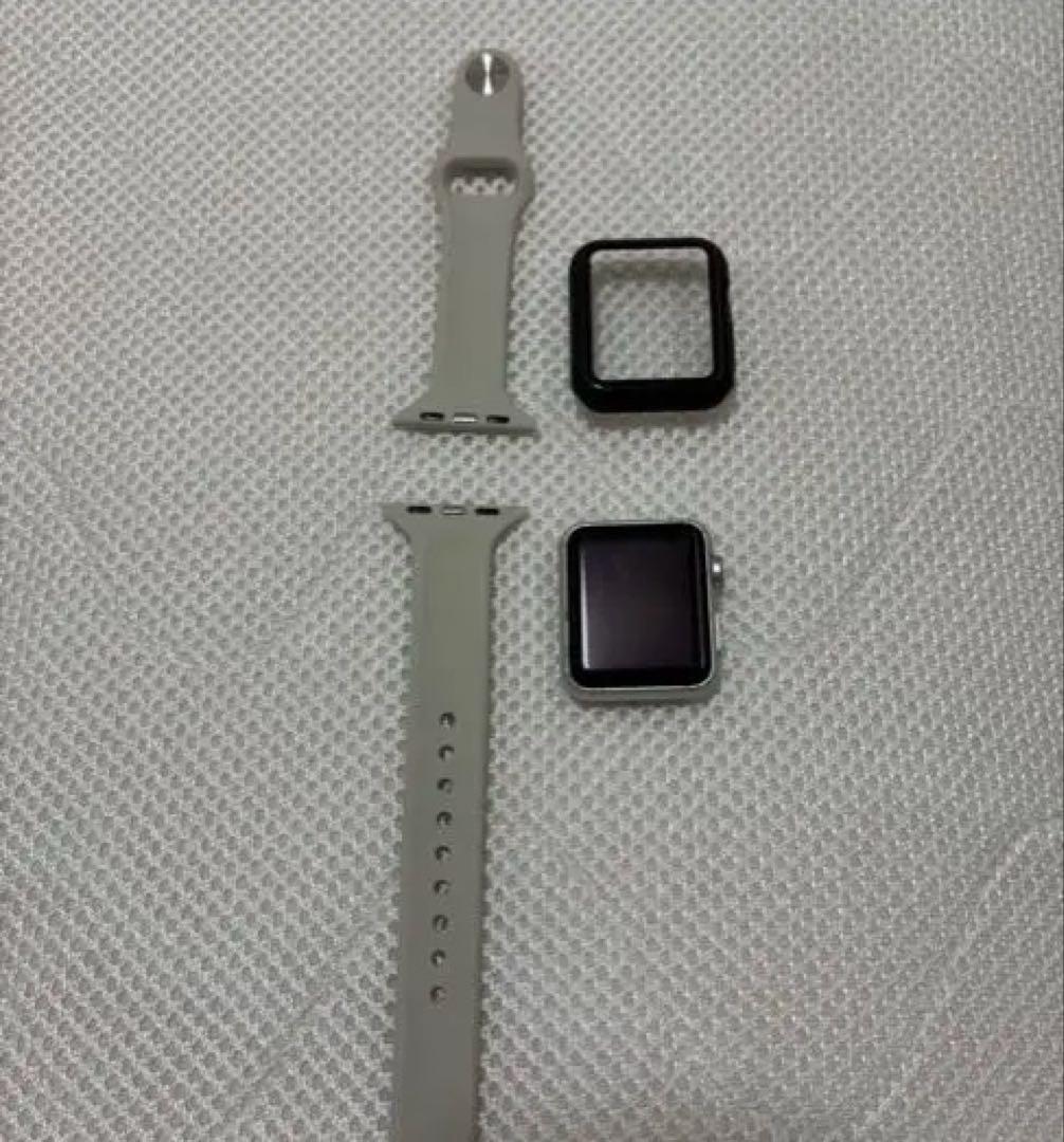 Apple Watch本体 ジャンクホワイトバンド付き